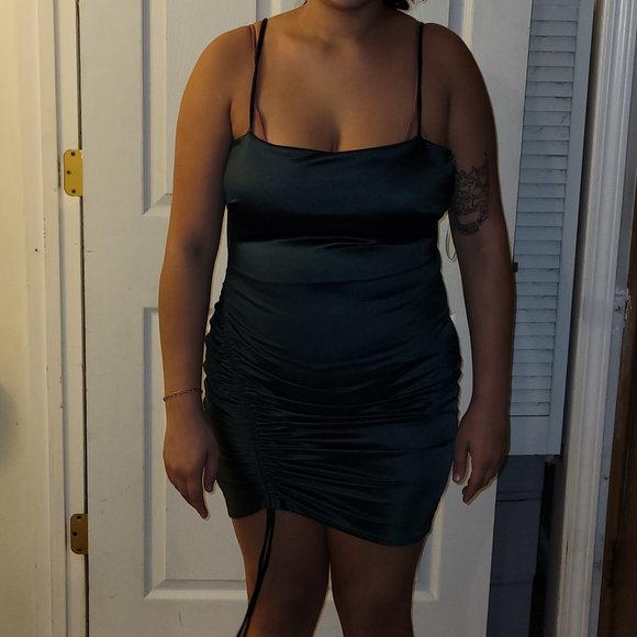 Windsor Hunter Green Homecoming Dress - Picture 1 of 3